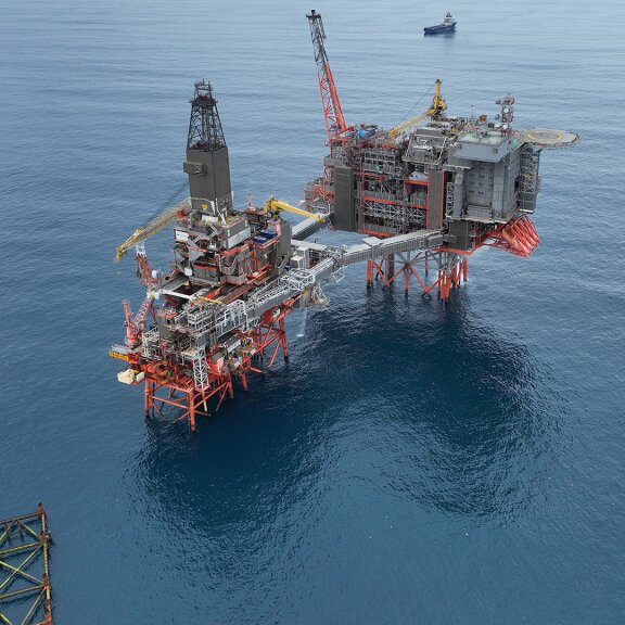 Photo of Aker BP's Valhall platform